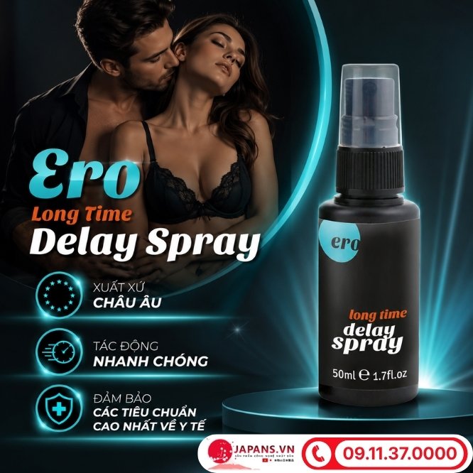Xịt chống xuất tinh sớm Long Time Delay Spray 50ml từ Châu Âu 9 Thông tin tổng quan về Long Time Delay Spray 50ml