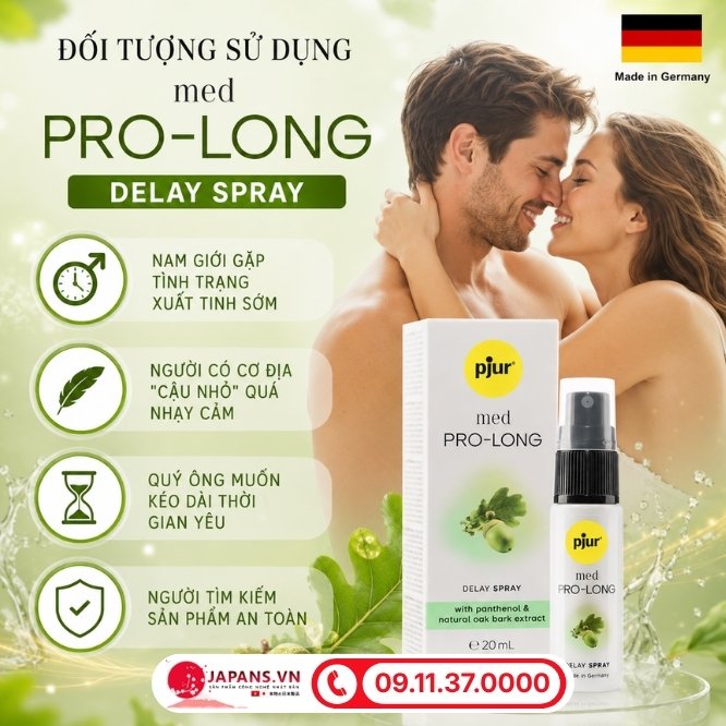 Đối tượng sử dụng med PRO-LONG Delay Spray