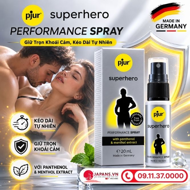 Thông tin tổng quan về Superhero Performance Spray 20ml