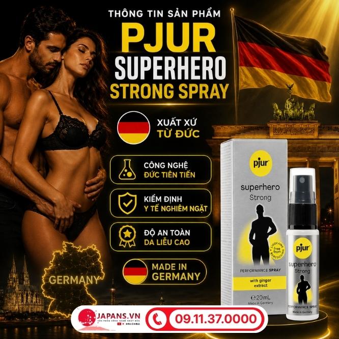 Tổng quan về sản phẩm Superhero Strong Spray 20ml