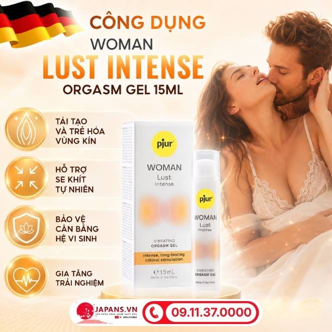 Công dụng vượt trội của Woman Lust Intense Orgasm gel 15ml