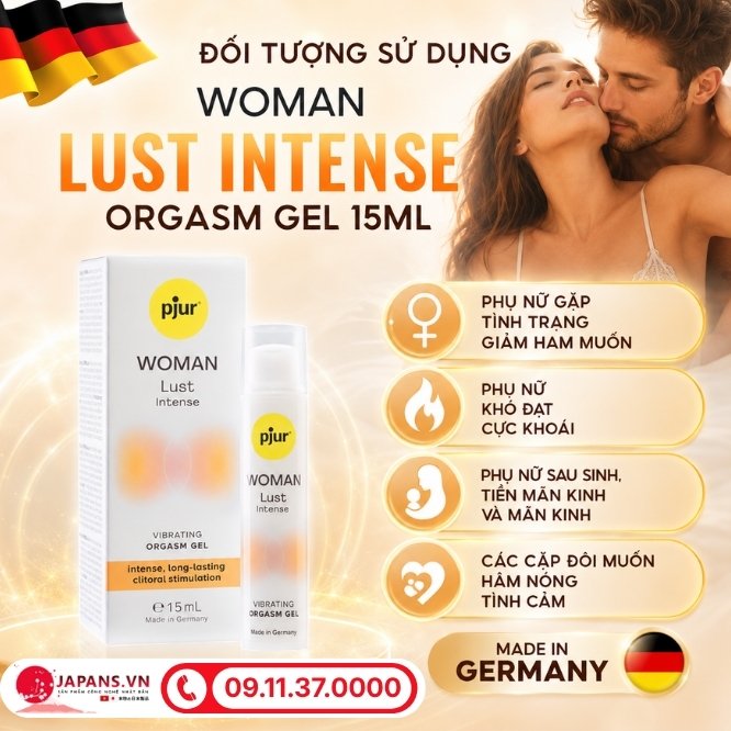 Đối tượng nên sử dụng Woman Lust Intense Orgasm Gel 15ml